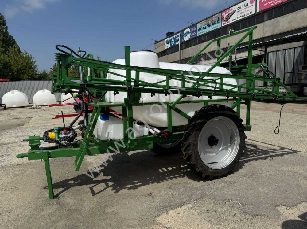 Оприскувач причіпний Polmark-2000 зі штангою 21 м., гідравлічна штанга Оприскувач причіпний Polmark-2000 зі штангою 21 м., гідравлічна штанга