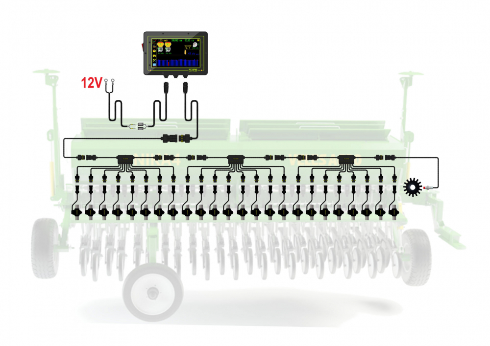 Система контролю висіву для зернових сівалок Рекорд СЗ 3,6 -4,0-5,4 Система контролю висіву для зернових сівалок Рекорд СЗ 3,6 -4,0-5,4