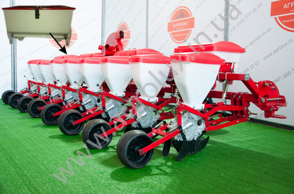 Сівалка точного висіву Веста 8 (УПС-8) модернізована, банка метал Сівалка точного висіву Веста 8 (УПС-8) модернізована, банка метал