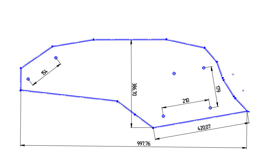 Відвал плугу ПЛН гвинтовий Tekrone 020203 Відвал плугу ПЛН гвинтовий Tekrone 020203