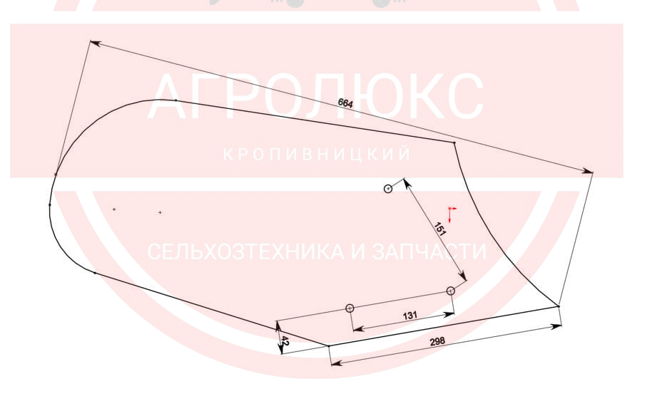 Відвал АСМ ПЯШ 02-402 Tekrone Відвал АСМ ПЯШ 02-402 Tekrone